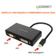UGREEN 3-in-1 Mini DisplayPort to HDMI&VGA&DVI converter - black (10440)