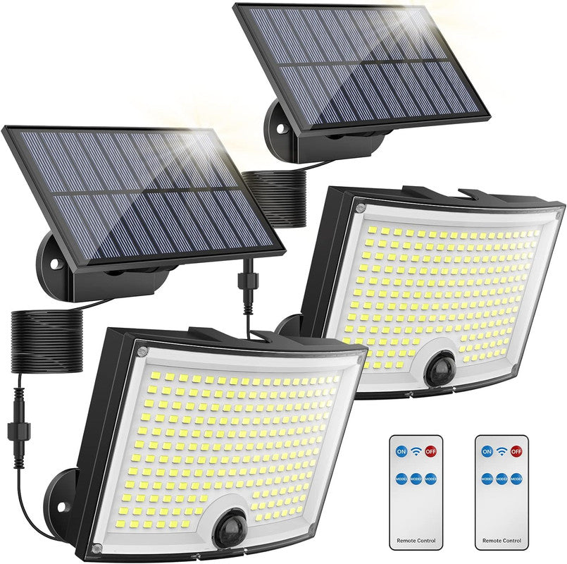 Decorative outdoor lighting for garden and patio use.
