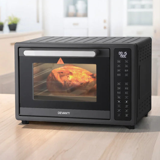 Devanti Air Fryer 32L W/ LCD Touch Oven 1700W - Mekamart Australia