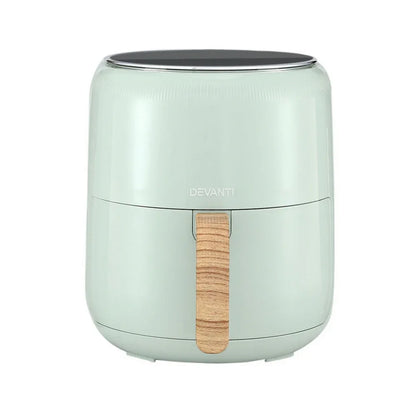 Devanti 5L Air Fryer Touch Control 1700W Green - Mekamart Australia
