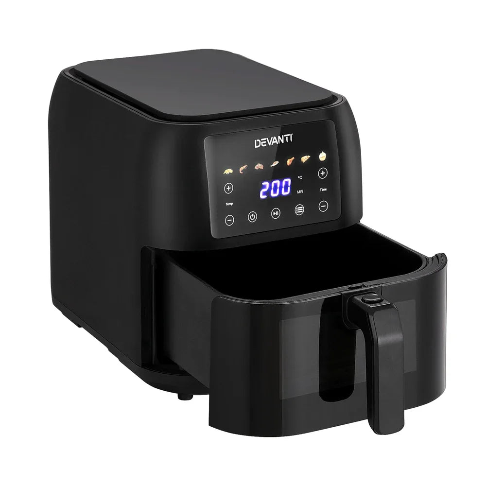 Devanti Air Fryer 8L LCD Fryers - Mekamart Australia