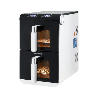 Devanti Air Fryer Oven 11L Dual Zone Fryers - Mekamart Australia
