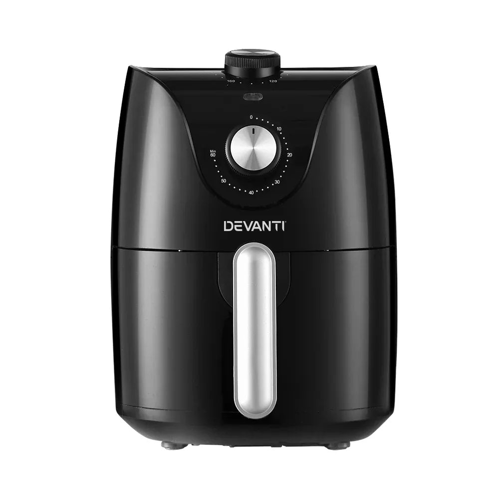 Devanti Air Fryer 2.5L Knob Fryers - Mekamart Australia