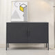 Artiss Buffet Sideboard Metal Cabinet - BASE Charcoal - Mekamart Australia