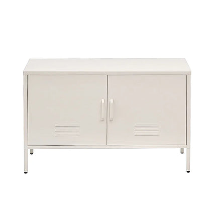 Artiss Buffet Sideboard Metal Cabinet - BASE White - Mekamart Australia
