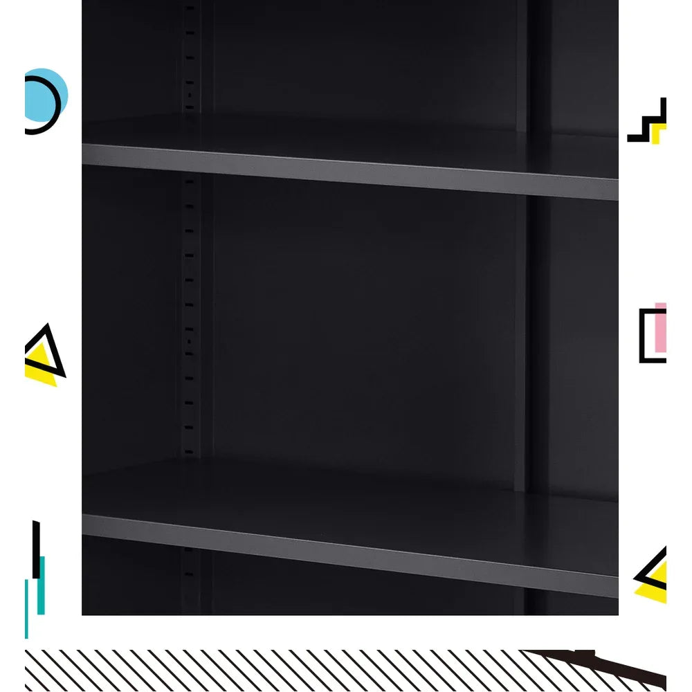 Artiss Buffet Sideboard Metal Cabinet - SWEETHEART Charcoal - Mekamart Australia