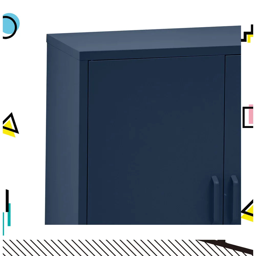 Artiss Buffet Sideboard Metal Cabinet - SWEETHEART Blue - Mekamart Australia