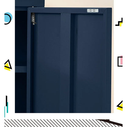 Artiss Buffet Sideboard Metal Cabinet - SWEETHEART Blue - Mekamart Australia