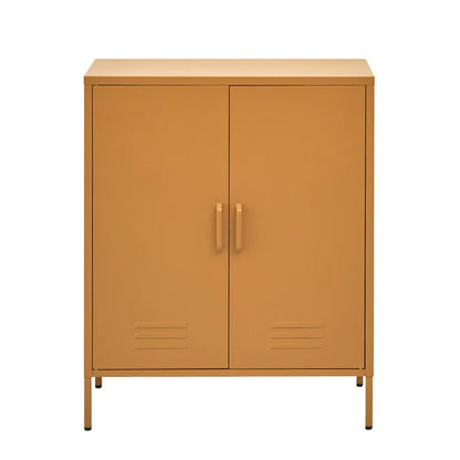Artiss Buffet Sideboard Metal Cabinet - SWEETHEART Yellow - Mekamart Australia