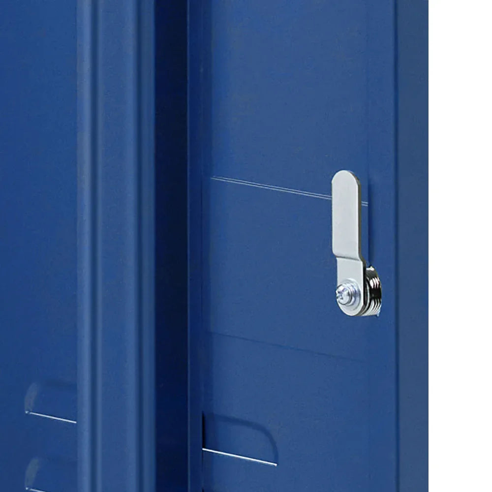 Artiss Bedside Table Metal Cabinet - Blue - Mekamart Australia