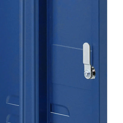 Artiss Bedside Table Metal Cabinet - Blue - Mekamart Australia