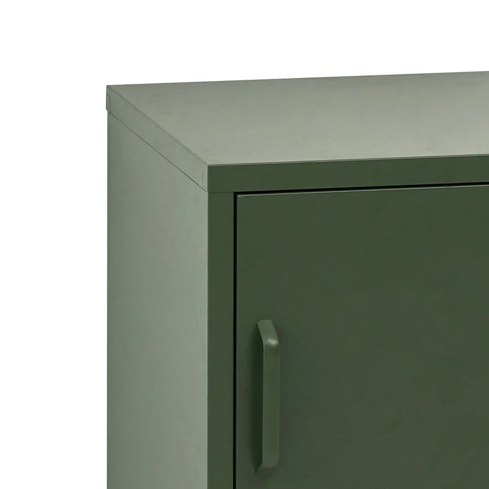Artiss Bedside Table Metal Cabinet - Green - Mekamart Australia