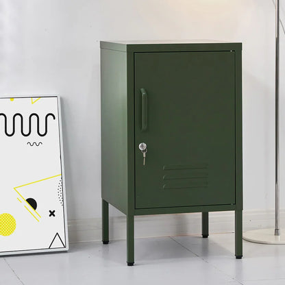 Artiss Bedside Table Metal Cabinet - Green - Mekamart Australia