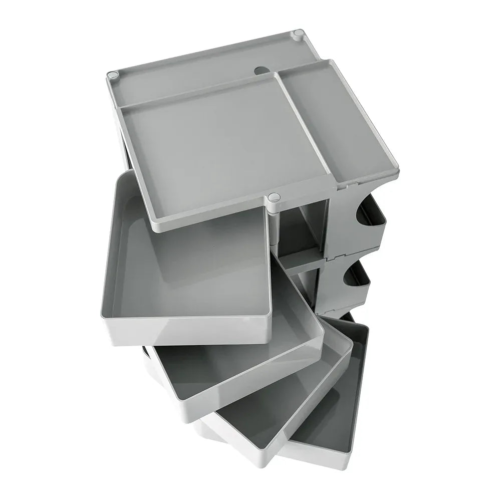 ArtissIn Storage Trolley Bedside Table 5 Tier Cart Boby Replica Grey - Mekamart Australia