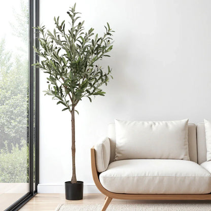 Artiss 155cm Artificial Olive Tree Faux Trees Indoor Decor Artificial Plants Lifelike Plant - Mekamart Australia