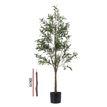 Artiss 180cm Artificial Olive Tree Faux Trees Indoor Decor Artificial Plants Lifelike Plant 1.8M - Mekamart Australia