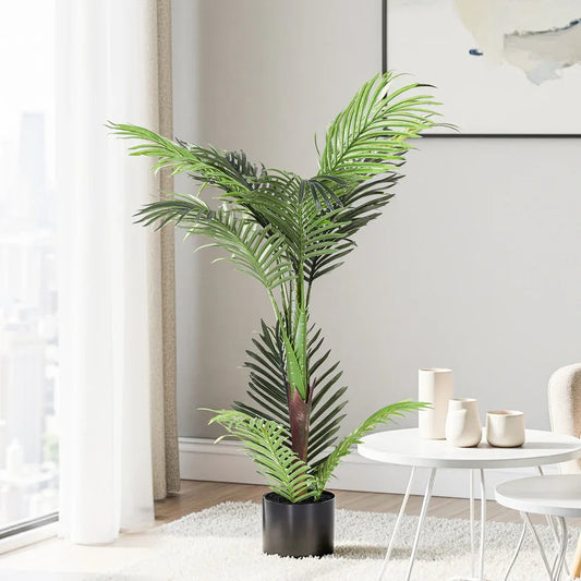 Artiss 100cm Artificial Palm Tree Faux Trees Indoor Decor Artificial Plants Lifelike Plant - Mekamart Australia
