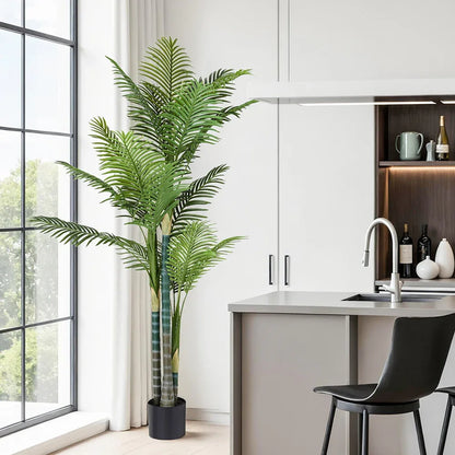 Artiss 180cm Artificial Palm Tree Faux Trees Indoor Decor Artificial Plants Lifelike Plant 1.8M - Mekamart Australia