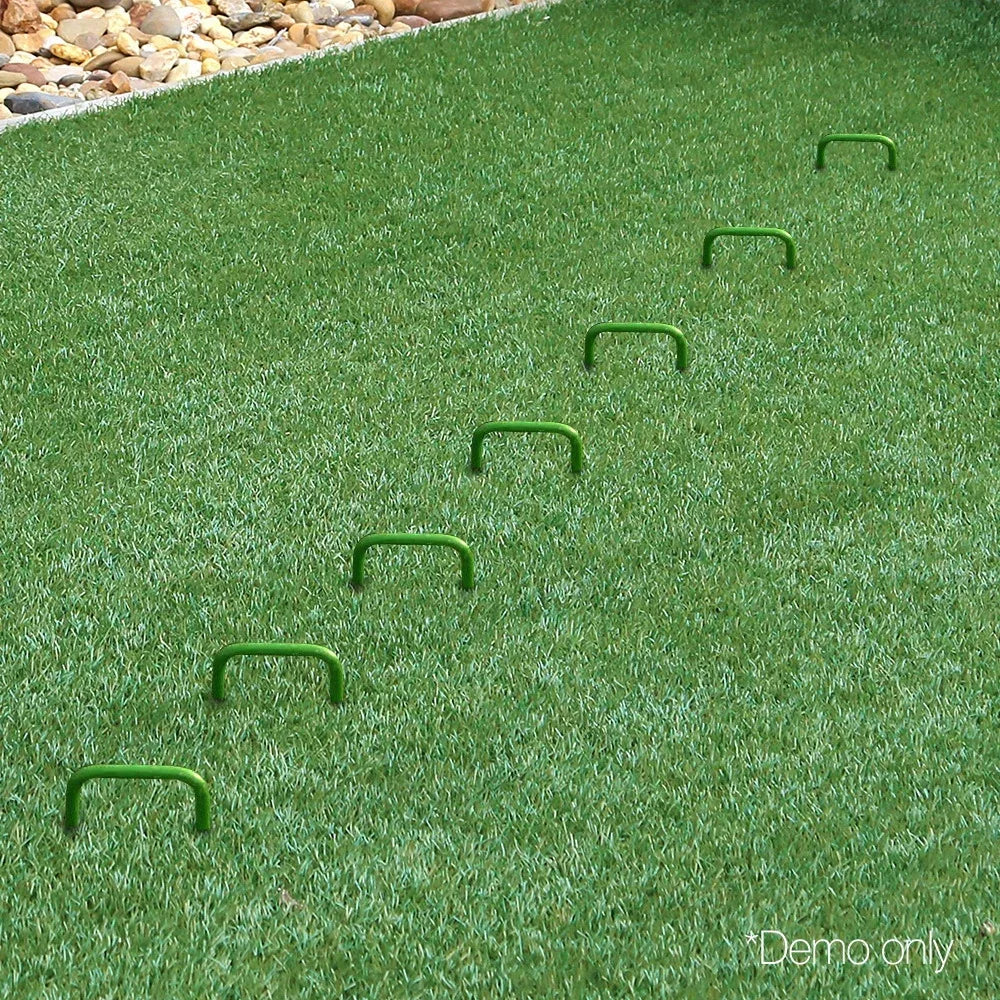 Prime Turf Artificial Grass Synthetic Pins 100pcs Turf Pegs Heavy Duty Weed Mat Stakes Landscape - Mekamart Australia