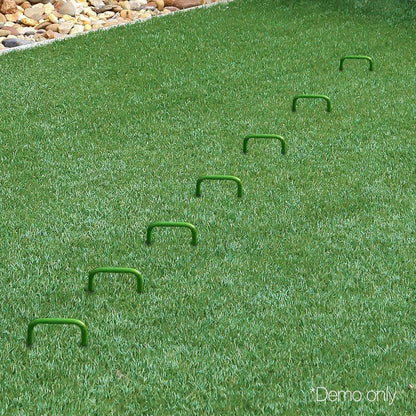 Prime Turf Artificial Grass 200pcs Synthetic Pins Fake Lawn Turf Weed Mat Pegs Joining Tape - Mekamart Australia
