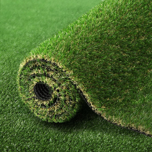 Prime Turf Artificial Grass 30mm 2mx5m 30SQM Synthetic Fake Lawn Turf Plastic Plant 4-coloured - Mekamart Australia