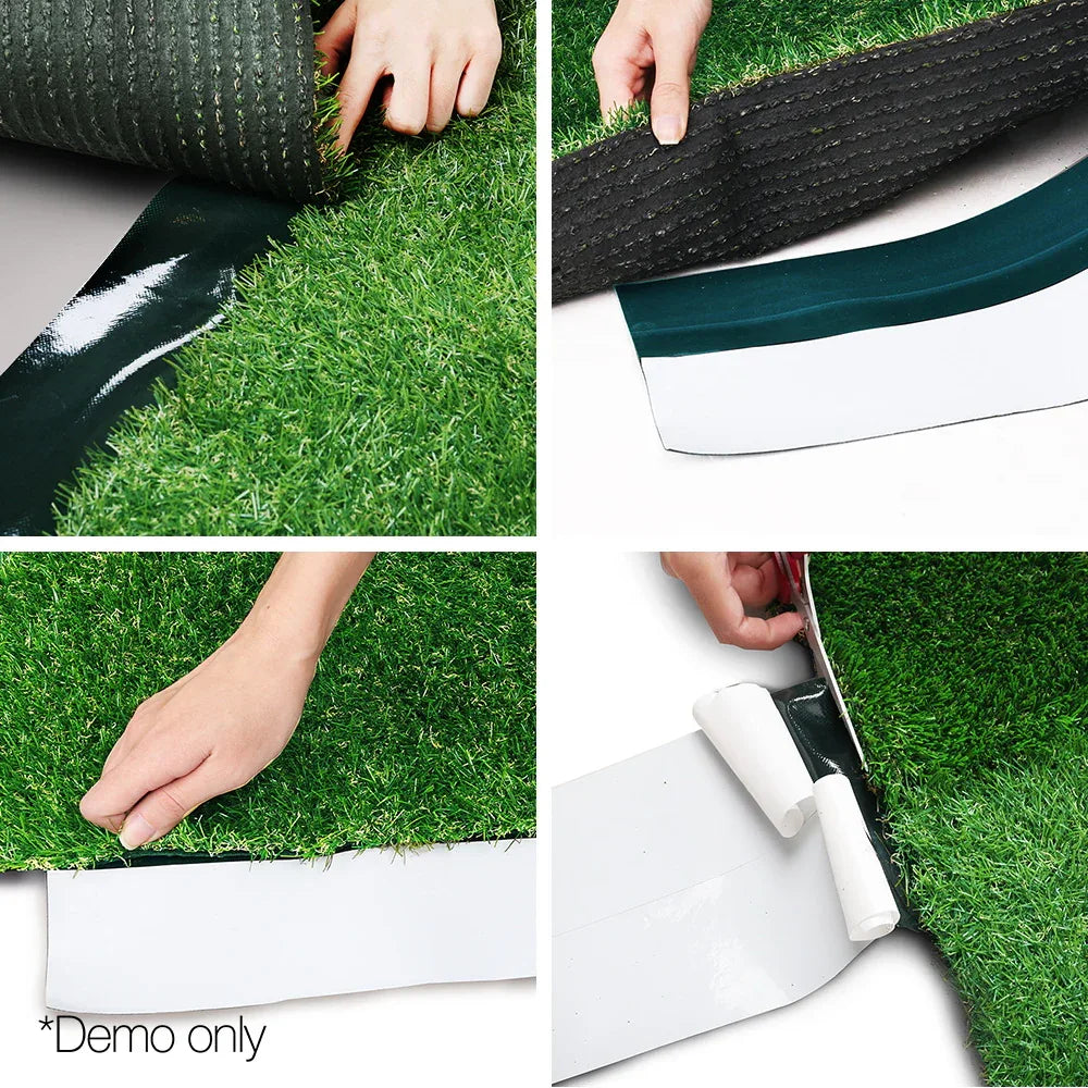 Prime Turf Artificial Grass 15cmx20m Synthetic Self Adhesive Turf Joining Tape Weed Mat - Mekamart Australia