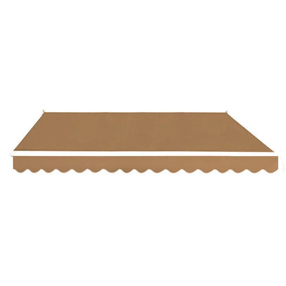 Instahut Retractable Folding Arm Awning Motorised Remoter Sunshade 2.5Mx2M Beige - Mekamart Australia