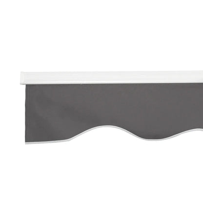 Instahut Retractable Folding Arm Awning Motorised Sunshade 4.5Mx2.5M Grey - Mekamart Australia
