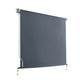 Instahut 2.4X2.5M Outdoor Blinds Awning Roll Down Canopy Retractable Outdoor Blinds Window Shade Grey - Mekamart Australia