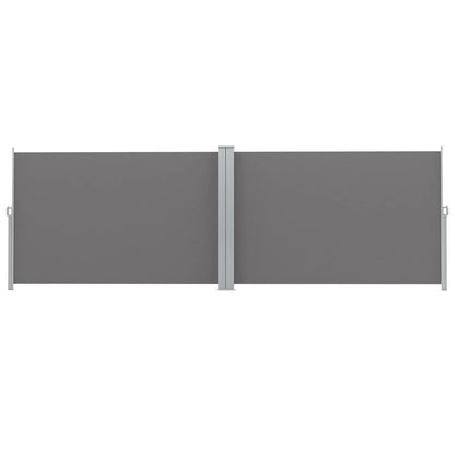 Instahut Side Awning Sun Shade Outdoor Retractable Privacy Screen 2X6M Grey - Mekamart Australia