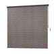 Instahut 3X2.5M Outdoor Blinds Awning Roll Down Retractable Knit Fabric Outdoor Blinds Window Shade Brown - Mekamart Australia