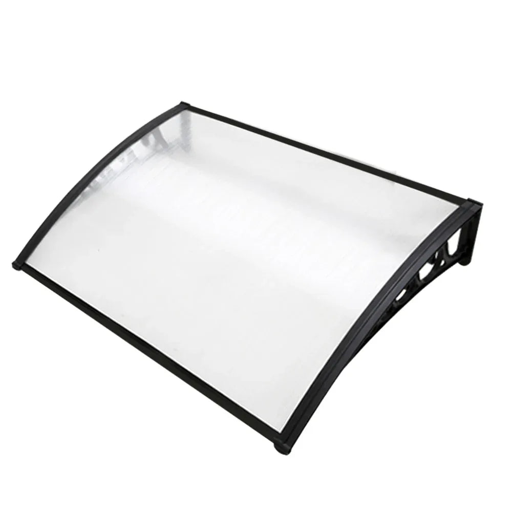 Instahut Window Door Awning 1mx1.2m Transparent - Mekamart Australia