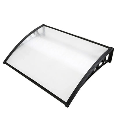 Instahut Window Door Awning 1mx1.2m Transparent - Mekamart Australia