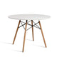 Artiss Dining Table Round White 4 Seater 100CM - Mekamart Australia