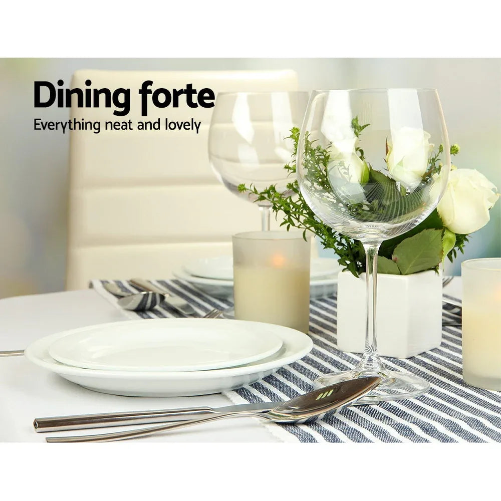 Artiss Dining Table Round White 4 Seater 90CM - Mekamart Australia