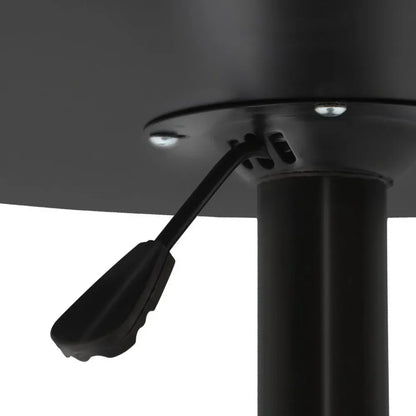 Artiss Bar Table Gas Lift Round Black - Mekamart Australia