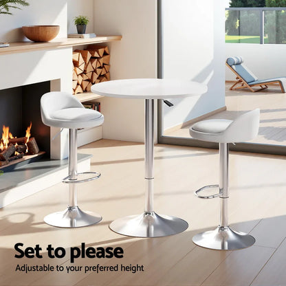 Artiss Bar Table and Stools Set Dining Desk Kitchen Chairs Cafe Pub - Mekamart Australia