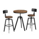 Artiss Bar Table and Stools Set Dining Desk Industrial Kitchen Chairs Cafe Pub - Mekamart Australia