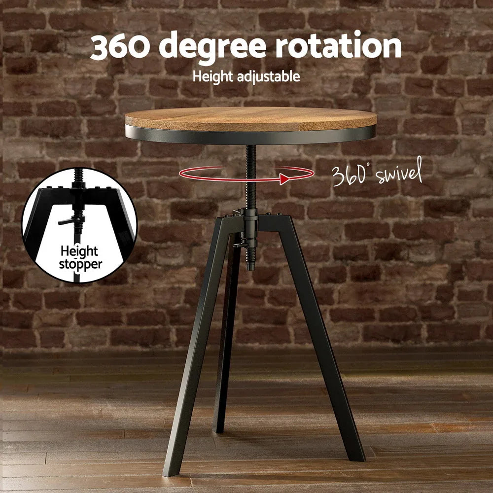 Artiss Bar Table Stools Set Dining Desk Industrial Kitchen Chairs Cafe Pub - Mekamart Australia