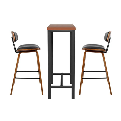 Artiss Bar Table and Stools Set Dining Desk Kitchen Chairs Cafe Pub - Mekamart Australia
