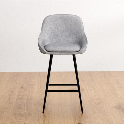 Artiss 2x Bar Stools Upholstered Stool Counter Seat Kitchen Dining Chairs - Mekamart Australia