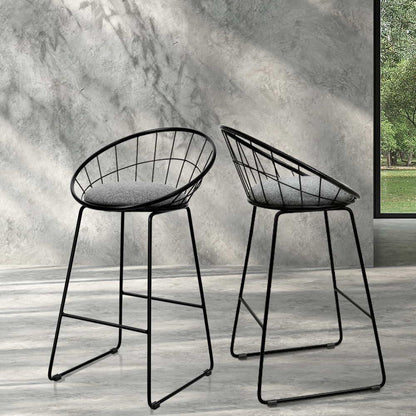 Artiss 2x Bar Stools Padded Seat Metal - Mekamart Australia