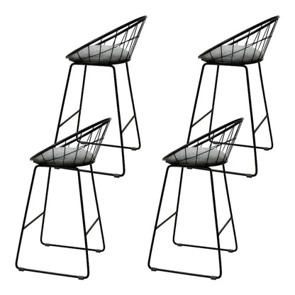Artiss 4x Bar Stools Padded Seat Metal - Mekamart Australia