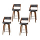 Artiss 4x Bar Stools Swivel Leather Chair 65cm - Mekamart Australia