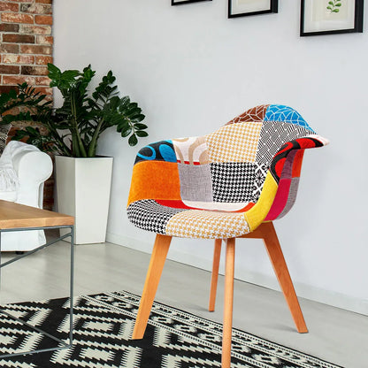 Artiss Dining Chairs Set of 2 Fabric Retro Replica DSW - Mekamart Australia