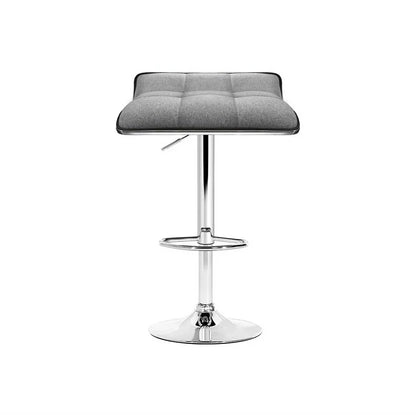 Artiss 4x Bar Stools Linen Padded Gas Lift - Mekamart Australia