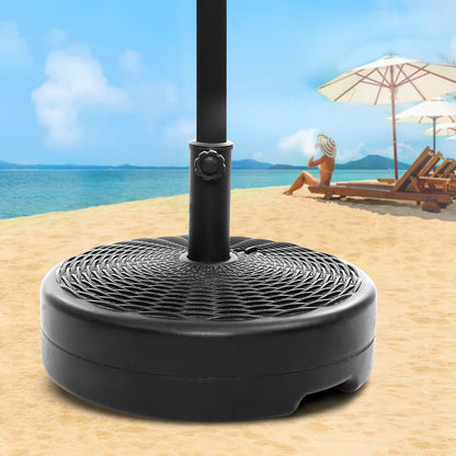 Instahut 51cm Outdoor Umbrella Base Round Stand Pod - Mekamart Australia