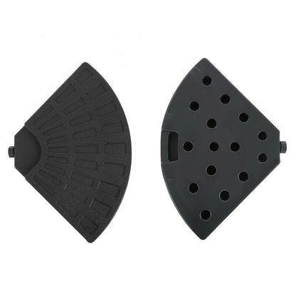 Instahut 48cm Outdoor Umbrella Base Stand 4 Plates Pod Cantilever - Mekamart Australia