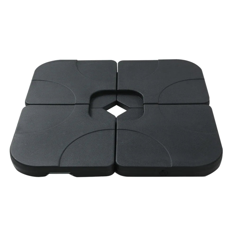 Instahut Outdoor Umbrella Base 50cm 4 Plates Stand Pod Cantilever - Mekamart Australia