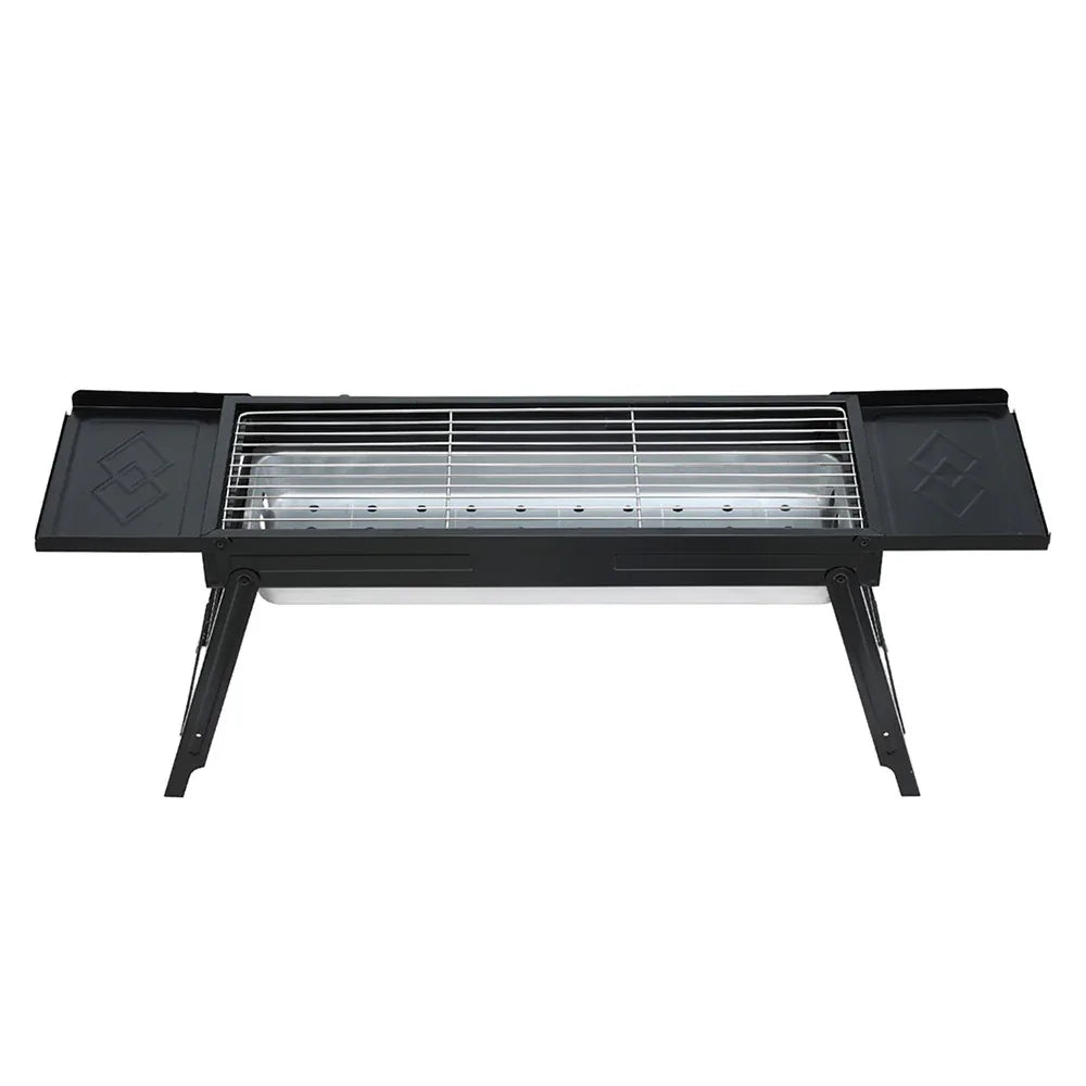 Grillz Charcoal BBQ Grill Smoker Portable Barbecue Outdoor Foldable Camping - Mekamart Australia